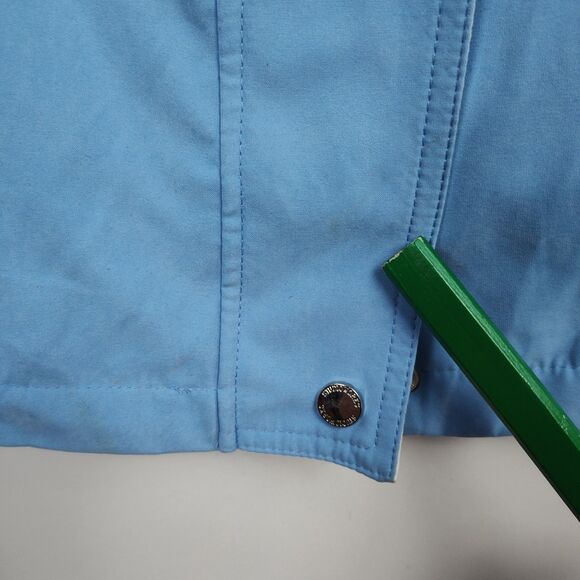 Studio Works Jacket Women's Size 2X Blue w/ White Accents Hooded Full-Zip NWI - Picture 11 of 11